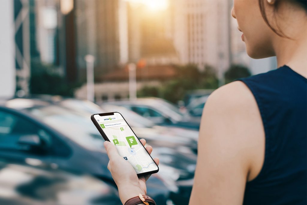APCOA FLOW App enables ticketless parking.